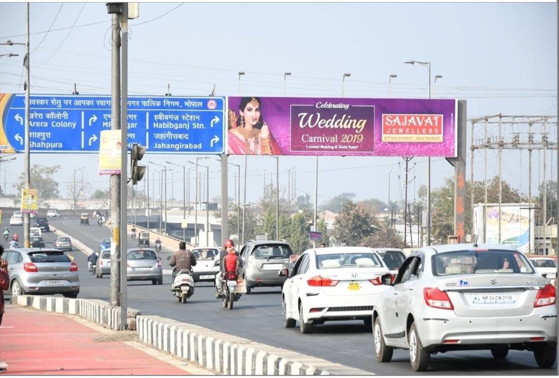 Gantry - Hoshangabad Road, Savarkar Setu, RRL Side towards Habibganj, Bhopal, Madhya Pradesh Gantry - Hoshangabad Road, Savarkar Setu, RRL Side towards Habibganj, Bhopal, Madhya Pradesh