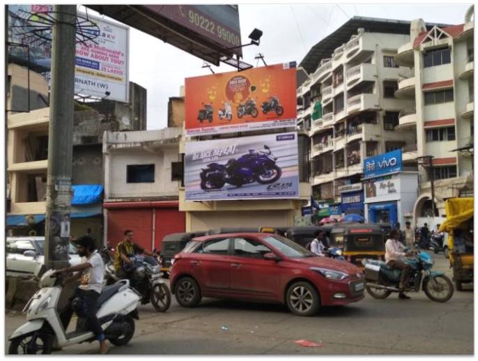 hoarding(UPPER) - on the Main Junction - Section 17 Ulhasnagar,   ulhasnagar,   Mumbai,   Maharashtra