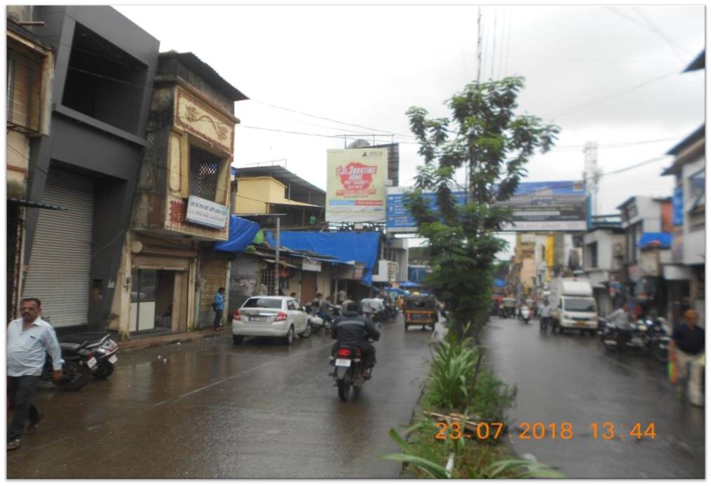 hoarding - Doodh Naka - facing Ulhasnagar,   ulhasnagar,   Mumbai,   Maharashtra