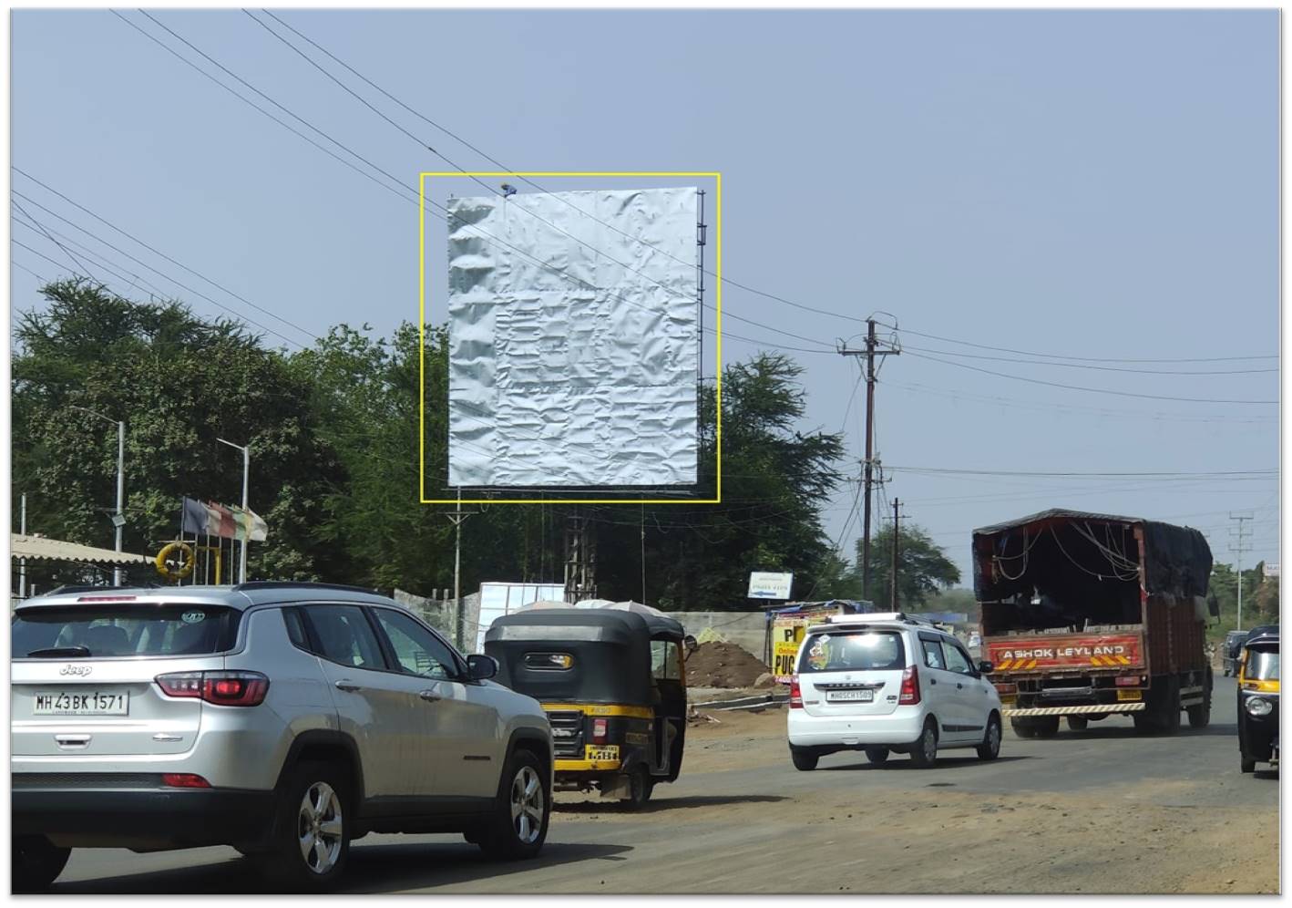 hoarding - Kambha Kalyan Murbad Highway Road - Facing Kalyan, Kalyan Murbad Highway Road, Mumbai, Maharashtra hoarding - Kambha Kalyan Murbad Highway Road - Facing Kalyan, Kalyan Murbad Highway Road, Mumbai, Maharashtra