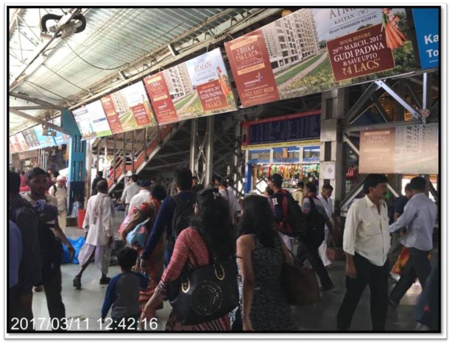 station boards - Boards at Thakurli Station - near thakurli,   Thakurli,   Mumbai,   Maharashtra