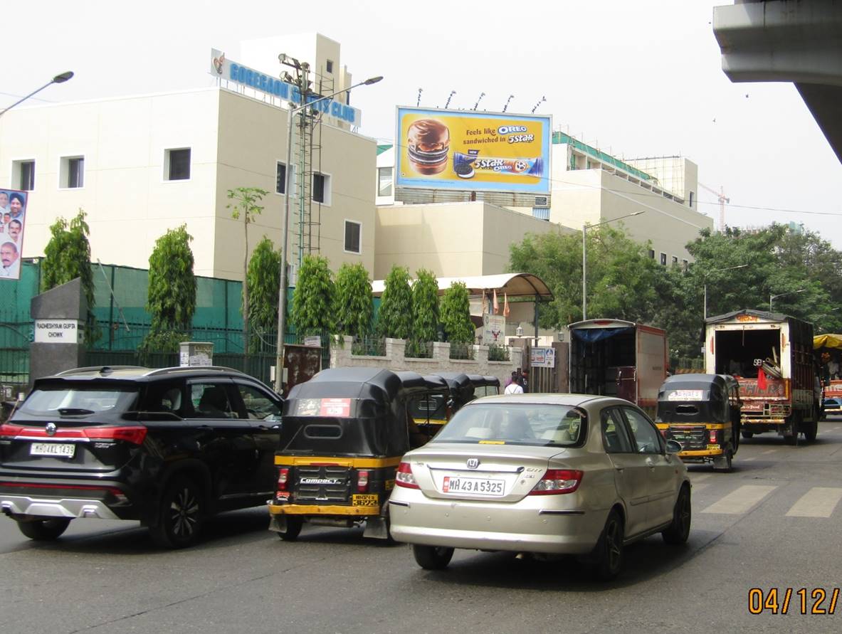 Billboard - Goregaon Link Road at Goregaon Sports Club ET - Goregaon Link Road Towards Infinity 2 - LHS,   Western Suburbs,   Mumbai,   Maharashtra