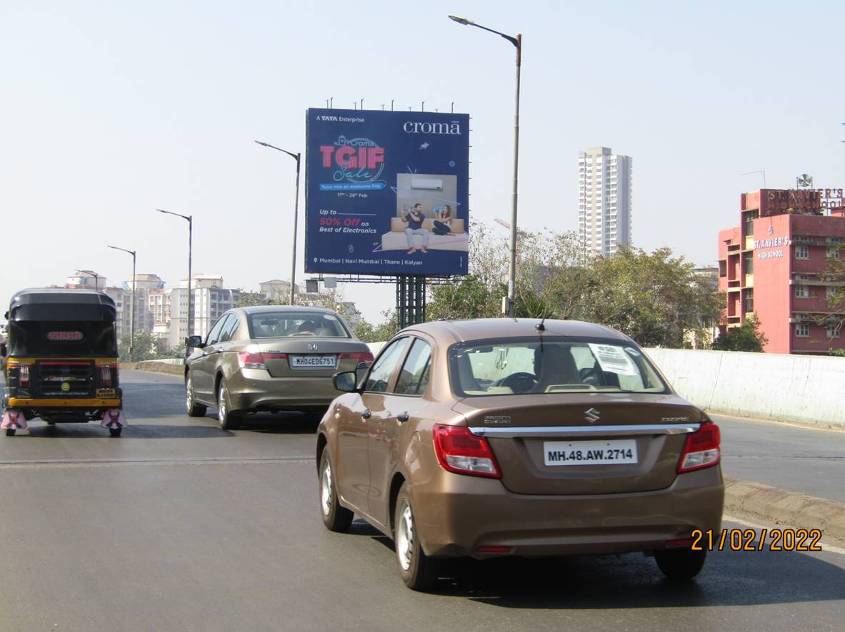 Billboard - Borivali Daulat Nagar ROB East to West ET - WEH to Link Road - LHS,   Western Suburbs,   Mumbai,   Maharashtra