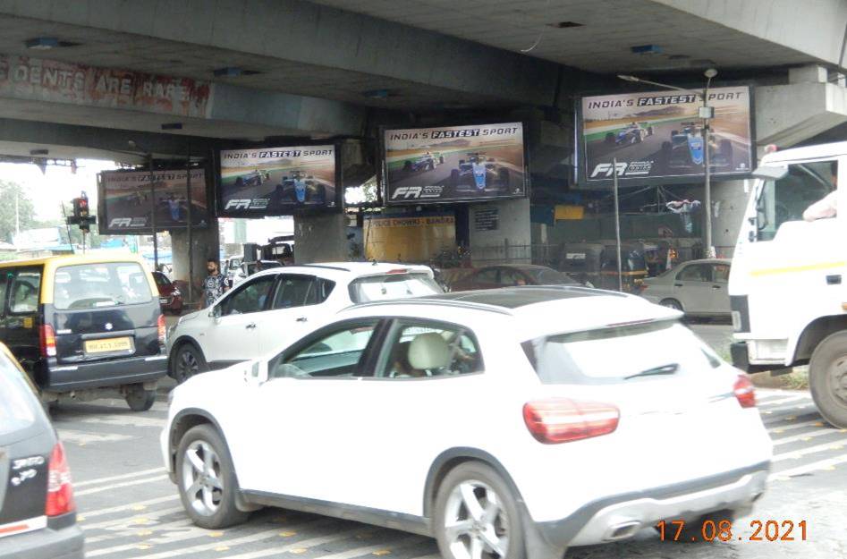 Backlit Boxes - Mahim Causeway Interjunction - towards mahim causeway,   MAHIM CAUSEWAY INTERJUNCTION,   Mumbai,   Maharashtra