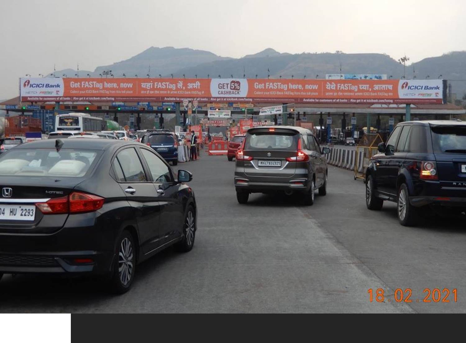 Gantry - Talegaon Toll Naka towards Pune (Full) - towards talegaon,   MUMBAI PUNE EXPRESSWAY,   Mumbai,   Maharashtra