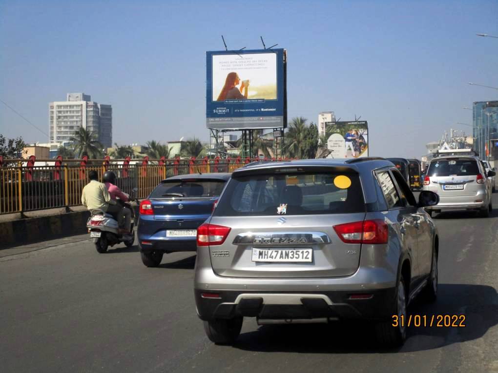 hoarding - Borivali Flyover E TO W LHS 1-E/T - towards borivali flyover,   Borivali,   Mumbai,   Maharashtra