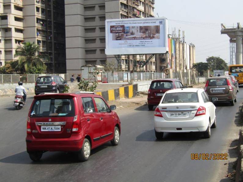 Billboard - JVLR Kajurmarg ROB LHS 2nd Site-TFT Powai To Eeh - towards Kajurmarg,   KanjurMarg ROB,   Mumbai,   Maharashtra