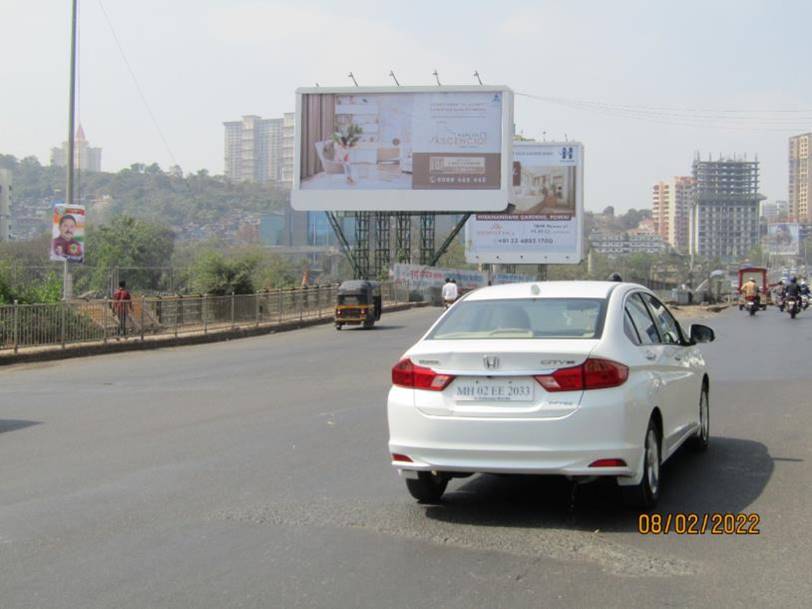 Billboard - JVLR Kajurmarg ROB LHS 1st Site-TFT Eeh To Powai - towards Kajurmarg,   KanjurMarg ROB,   Mumbai,   Maharashtra