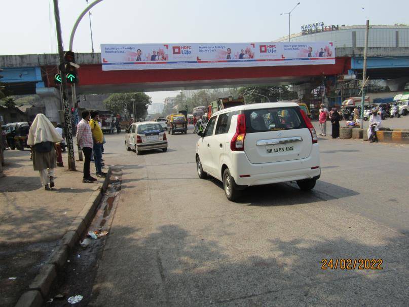 Gantry - Kurla Depot on LBS Road At Kanakia Zillion -TFT Mulund to Sion - towards kurla depot,   KURLA DEPOT/SCLR,   Mumbai,   Maharashtra