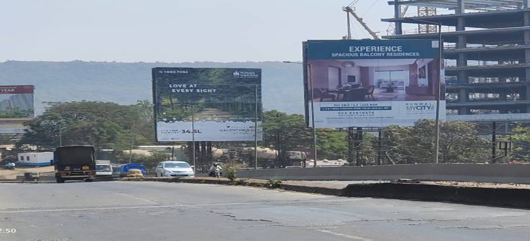 Billboard - Mahape Flyover / Ghansoli Fly Over-TFT Mahape/Ghansoli to Shilphata - towards mahape flyover, Navi Mumbai, Mumbai, Maharashtra Billboard - Mahape Flyover / Ghansoli Fly Over-TFT Mahape/Ghansoli to Shilphata - towards mahape flyover, Navi Mumbai, Mumbai, Maharashtra
