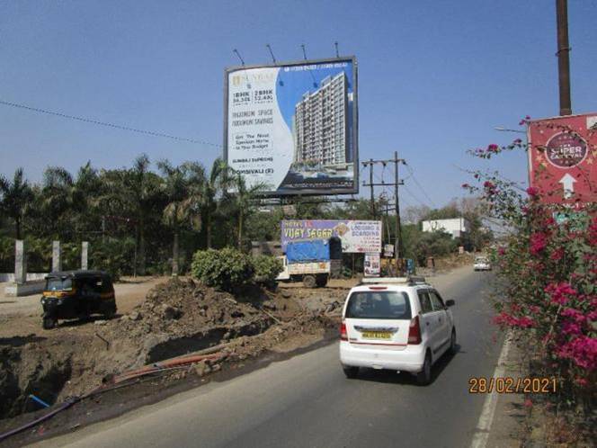 Billboard - Kalyan Shilphata Road At Vijay Sagar hotel Near Bombay Talkies-TFT Shilphata to Kalyan/Dombivli - Kalyan Shilphata Road,   KALYAN SHILPHATA RD,   Mumbai,   Maharashtra