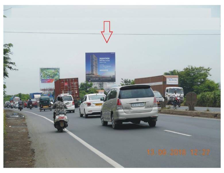 Billboard - Opp. Bombay Dhaba -TFT Nasik To Mumbai - towards bombay dhaba,   MUMBAI NASHIK HIGHWAY,   Mumbai,   Maharashtra