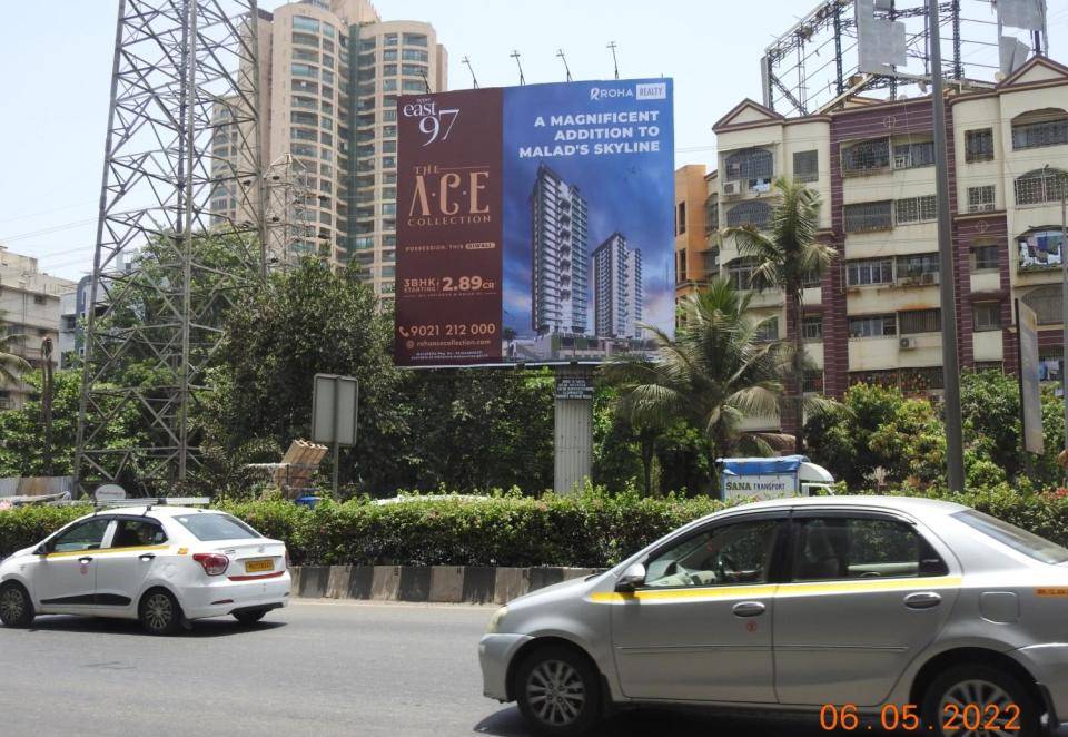 Hoarding - On WEH,  Near Sai Mandir-E/T - towards kandivali,   Kandivali,   Mumbai,   Maharashtra