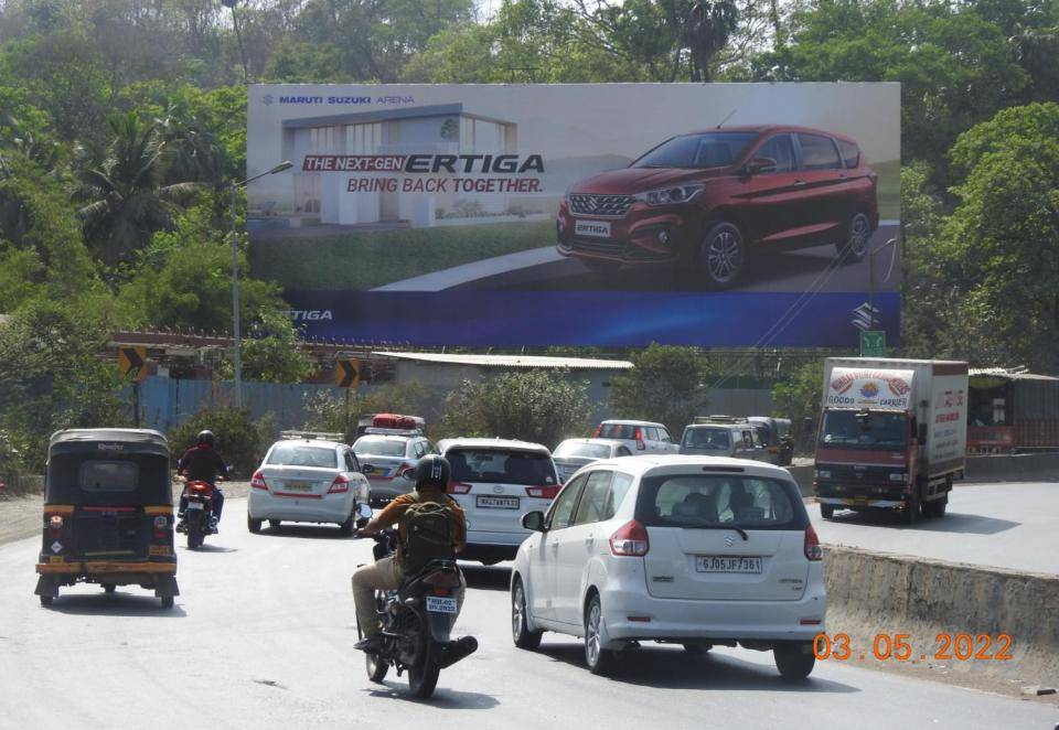 Hoarding - On GB Road Towards Borivali (Site No :- 2)-M/T - towards thane, Thane, Mumbai, Maharashtra Hoarding - On GB Road Towards Borivali (Site No :- 2)-M/T - towards thane, Thane, Mumbai, Maharashtra