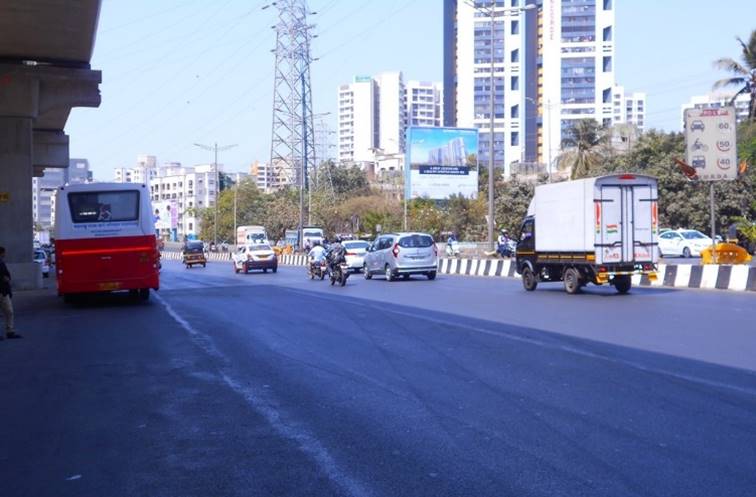 Hoarding - Opp Sai Dham - Near Thakur Complex -E/T - Near Thakur Complex, Kandivali - WEH, Mumbai, Maharashtra Hoarding - Opp Sai Dham - Near Thakur Complex -E/T - Near Thakur Complex, Kandivali - WEH, Mumbai, Maharashtra