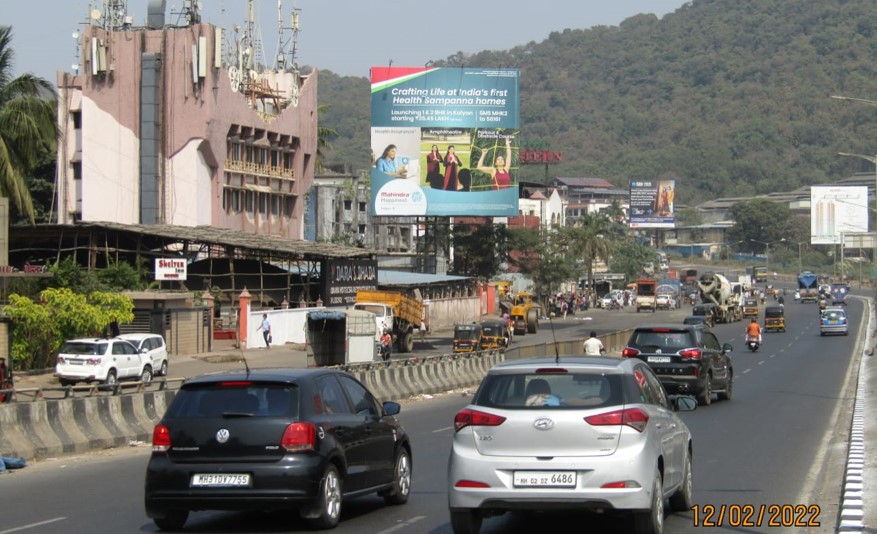 Hoarding - WEH Kashimira Flyover - Near Dhara Dhaba,   Mira Bhayandar,   Mumbai,   Maharashtra