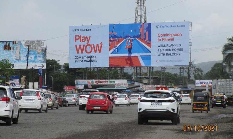 Hoarding - Palaspa Phata Opp Sai World City - Opp Sai World City,   Panvel,   Mumbai,   Maharashtra