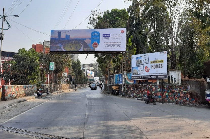 Hoarding - On R.O.B. - Facing Matka Chowk,   Ambernath (E),   Mumbai,   Maharashtra