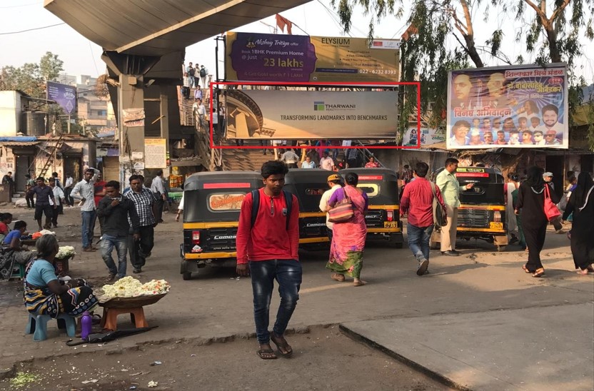 Hoarding - On F.O.B - Facing Nagar Parishad Office - Dipper,   Ambernath,   Mumbai,   Maharashtra