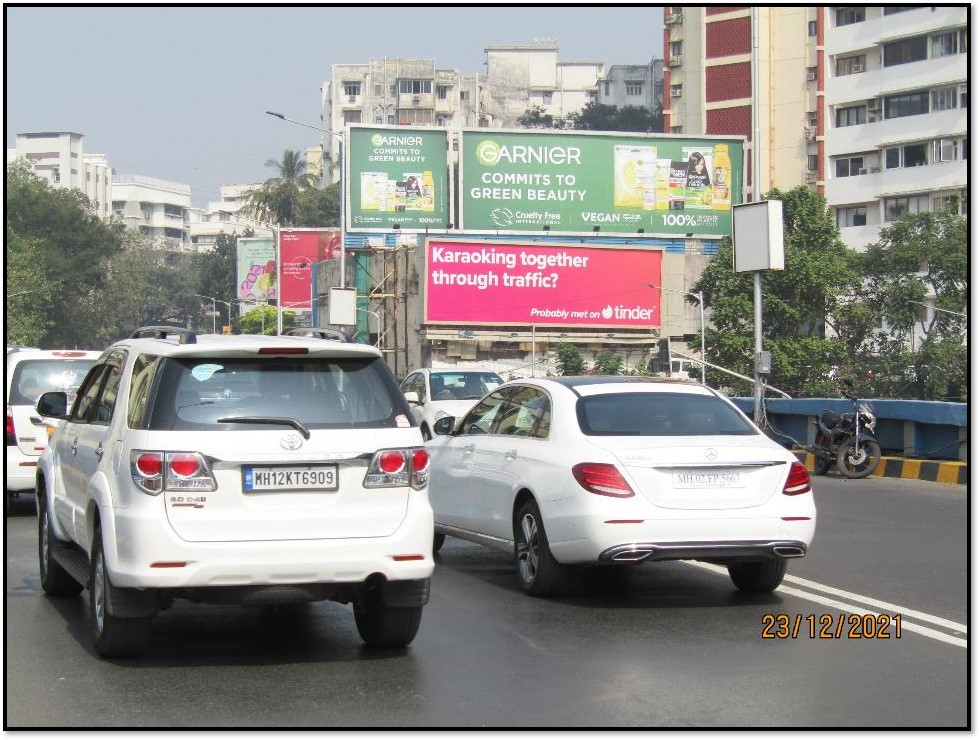 Hoarding - Kemps Corner - on Flyover Bridge Near Vama Showroom, Kemps Corner, Mumbai, Maharashtra Hoarding - Kemps Corner - on Flyover Bridge Near Vama Showroom, Kemps Corner, Mumbai, Maharashtra