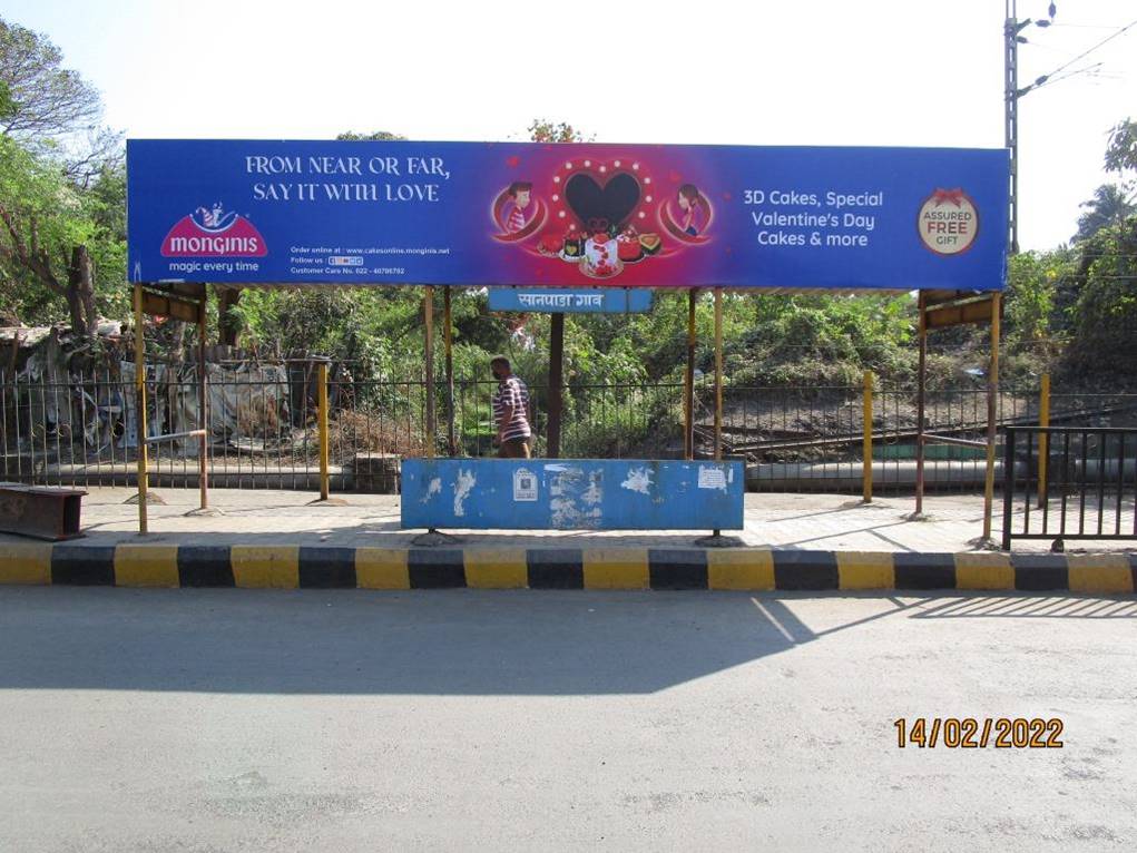 Bus Queue Shelter - Jui Nagar Rly Stn Service Road Under Bridge (Sanpada Gaon), Jui Nagar, Navi Mumbai, Maharashtra Bus Queue Shelter - Jui Nagar Rly Stn Service Road Under Bridge (Sanpada Gaon), Jui Nagar, Navi Mumbai, Maharashtra