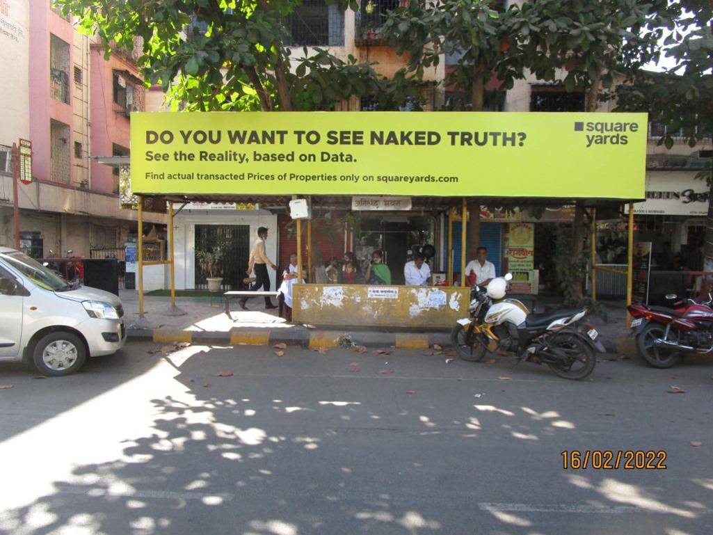 Bus Queue Shelter - Anirudh Bhavan.,   Jui Nagar,   Navi Mumbai,   Maharashtra