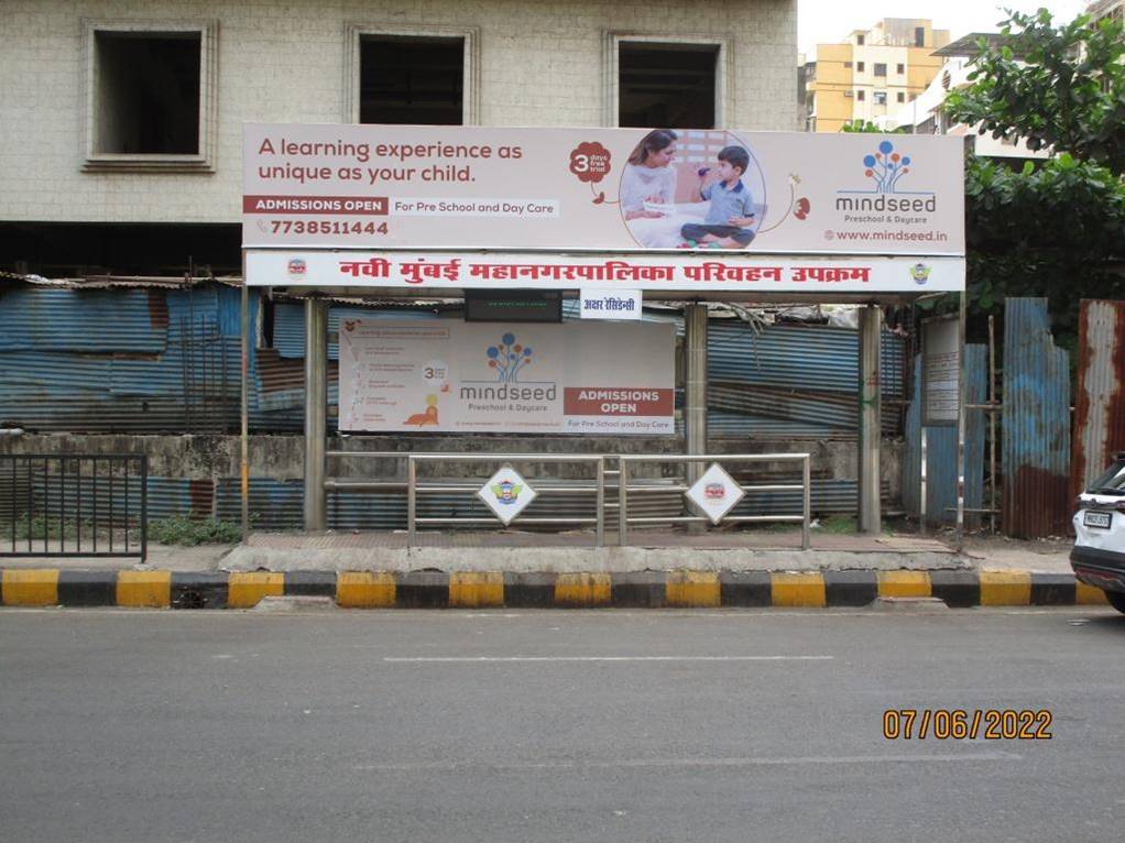 Bus Queue Shelter - Seawood Akshar Residency Seawood-Bombay high, Seawoods, Navi Mumbai, Maharashtra Bus Queue Shelter - Seawood Akshar Residency Seawood-Bombay high, Seawoods, Navi Mumbai, Maharashtra