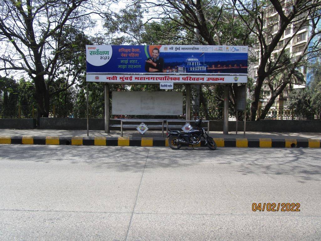 Bus Queue Shelter - Seawood Nilgiri Garden Towards Vashi, Seawoods, Navi Mumbai, Maharashtra Bus Queue Shelter - Seawood Nilgiri Garden Towards Vashi, Seawoods, Navi Mumbai, Maharashtra