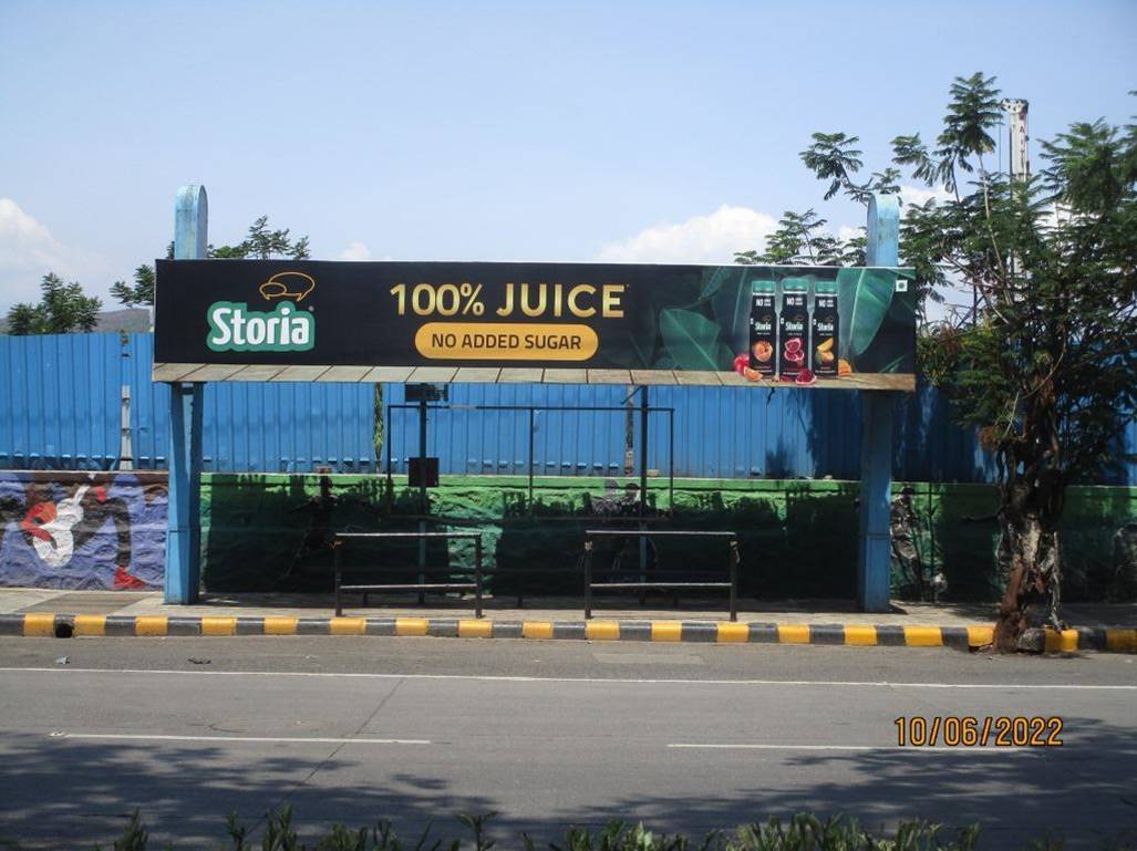Bus Queue Shelter - Modern College - Palm Beach,   Palm Beach Road,   Navi Mumbai,   Maharashtra