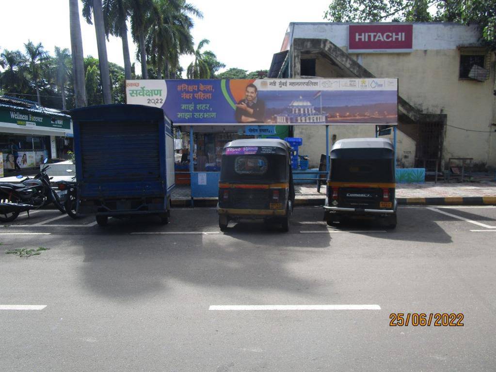 Bus Queue Shelter - Police Colony. (SECTOR 1),   CBD Belapur,   Navi Mumbai,   Maharashtra