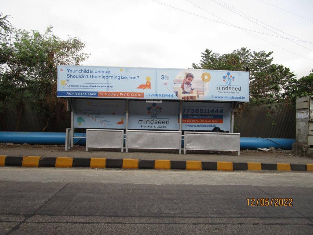 Bus Queue Shelter - Savita chemicle, Thane Belapur Road, Navi Mumbai, Maharashtra Bus Queue Shelter - Savita chemicle, Thane Belapur Road, Navi Mumbai, Maharashtra