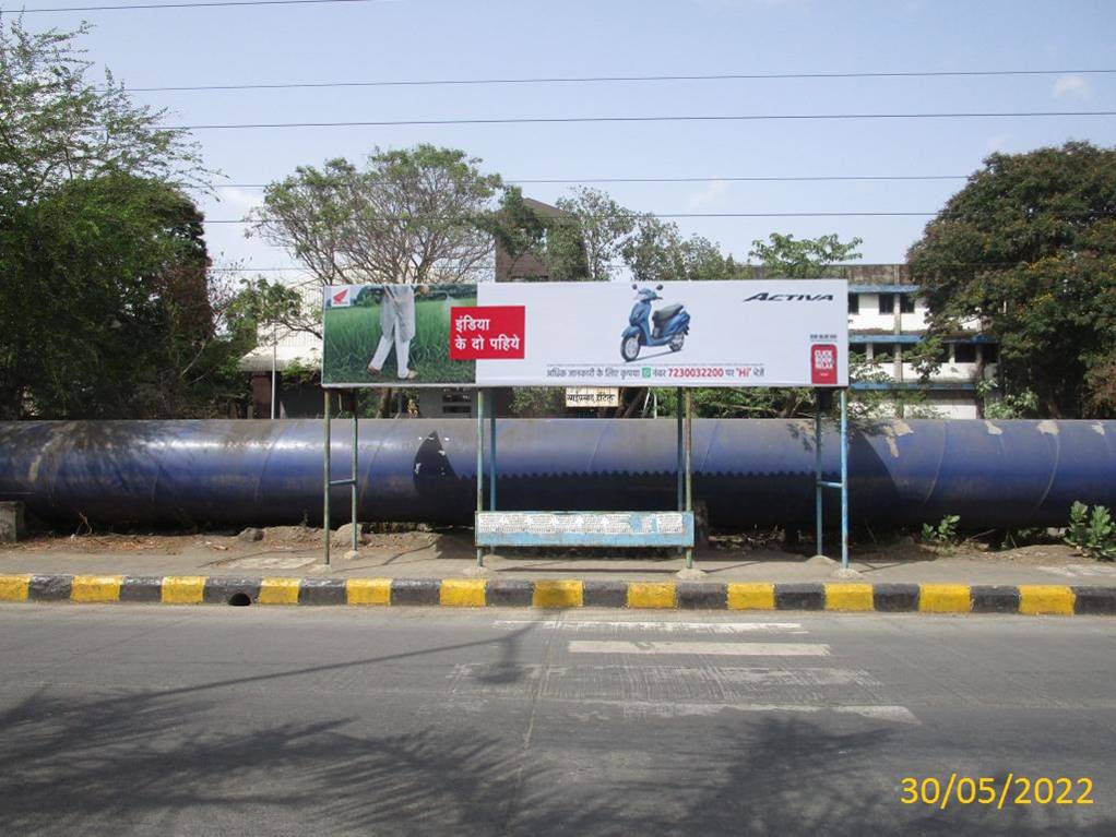 Bus Queue Shelter - Sai Prasad., MIDC, Navi Mumbai, Maharashtra Bus Queue Shelter - Sai Prasad., MIDC, Navi Mumbai, Maharashtra