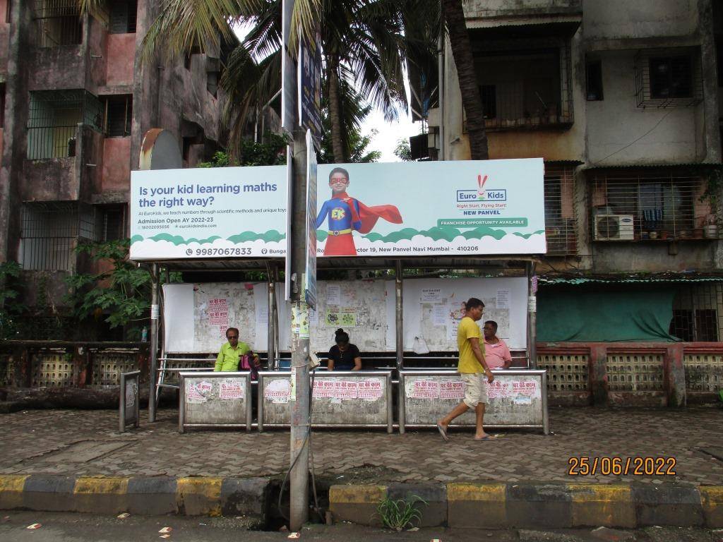 Bus Queue Shelter - New Panvel Outside Station - 01,   New Panvel,   Navi Mumbai,   Maharashtra