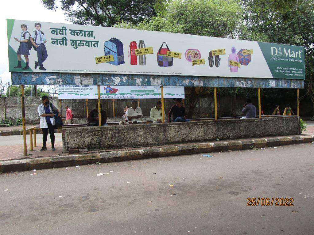Bus Queue Shelter - Kalamboli Bus Depot - 4,   Kalamboli,   Navi Mumbai,   Maharashtra