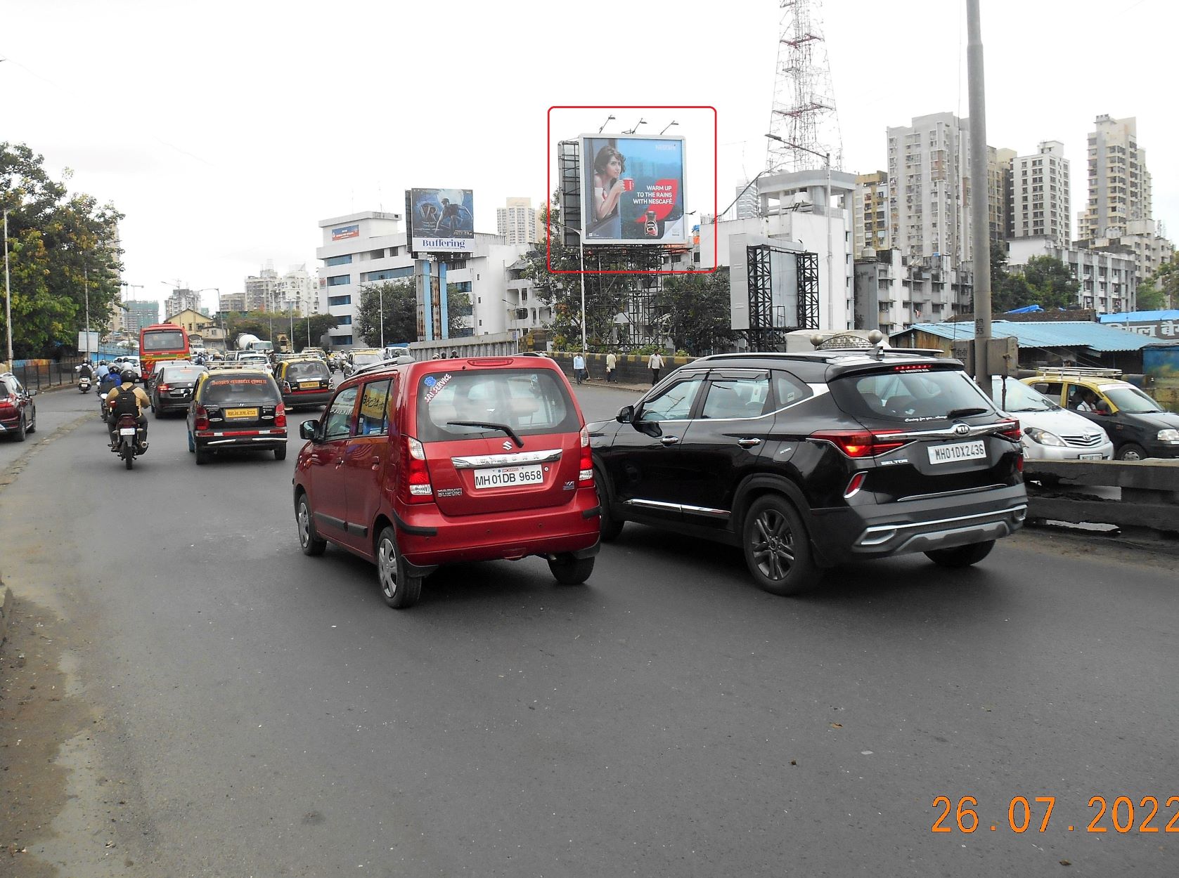 Hoarding - Byculla ROB,  MT,   Byculla,   Mumbai,   Maharashtra