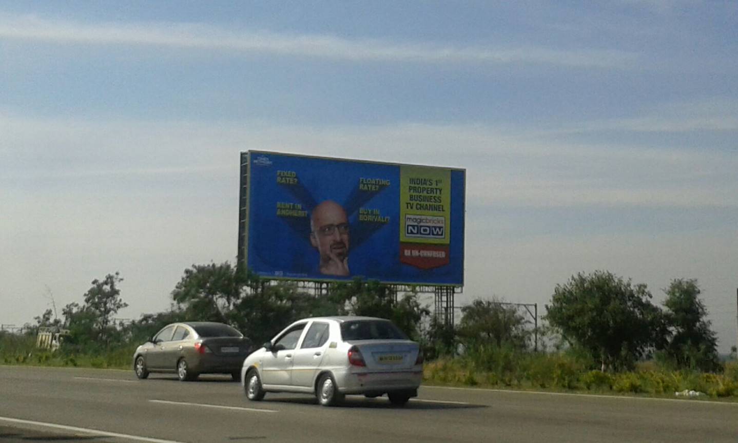 Hoarding - After Talegaon Toll Naka, Mumbai Pune Express Highway, Navi Mumbai, Maharashtra Hoarding - After Talegaon Toll Naka, Mumbai Pune Express Highway, Navi Mumbai, Maharashtra