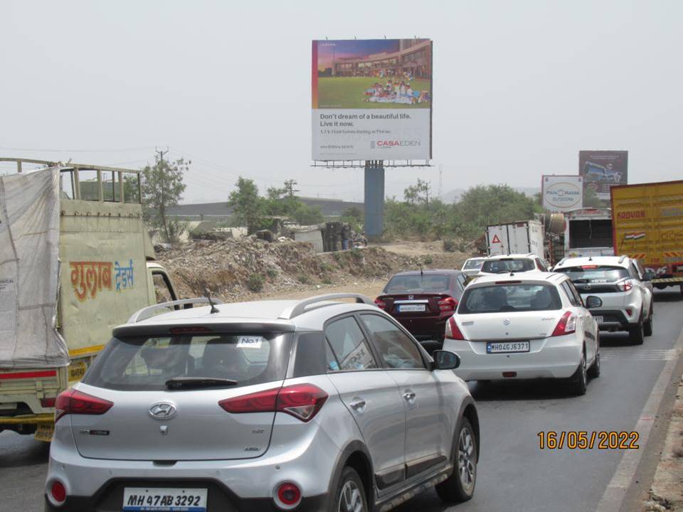 Billboard - Thane Mankholi Opp. Indian Oil Petrol Pump - Majiwada to Kalyan-Bhiwandi Junction, THANE, THANE, Maharashtra Billboard - Thane Mankholi Opp. Indian Oil Petrol Pump - Majiwada to Kalyan-Bhiwandi Junction, THANE, THANE, Maharashtra