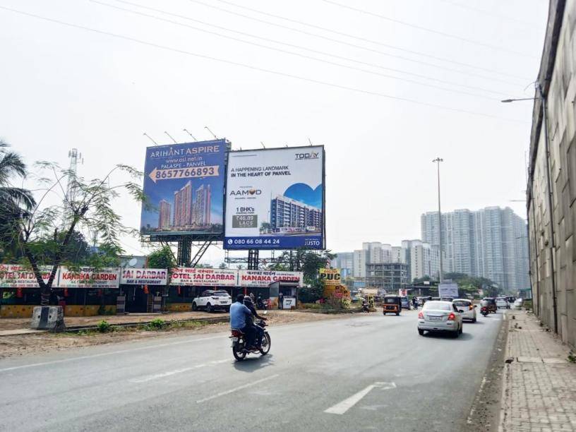 Billboard - Palaspa Phata Junction Hotel Sai Darbar Goa Road Towards Goa LHS (ET) - Palaspa Phata Junction Hotel Sai Darbar Goa Road Towards Goa LHS (ET),   Palaspa Phata,   Navi Mumbai,   Maharashtra