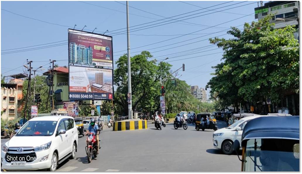 Billboard - New Panvel HDFC Circle Junction Towards Matheran Road (Upper) - New Panvel HDFC Circle Junction Towards Matheran Road (Upper),   New Panvel,   Navi Mumbai,   Maharashtra