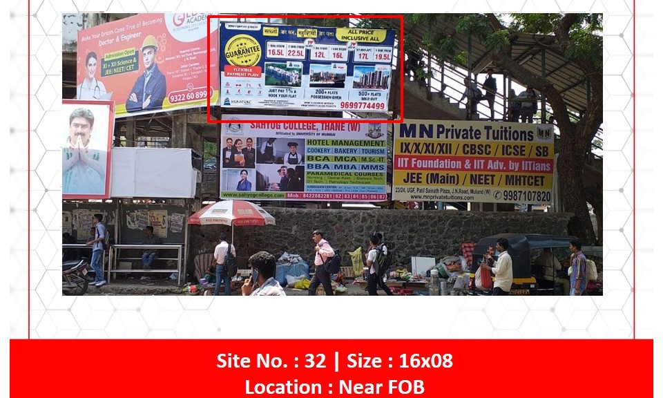 Billboard - Facing LT Road Opp. Mandap Hotel - east - Facing LT Road Opp. Mandap Hotel - east,   Mulund,   MUMBAI,   Maharashtra