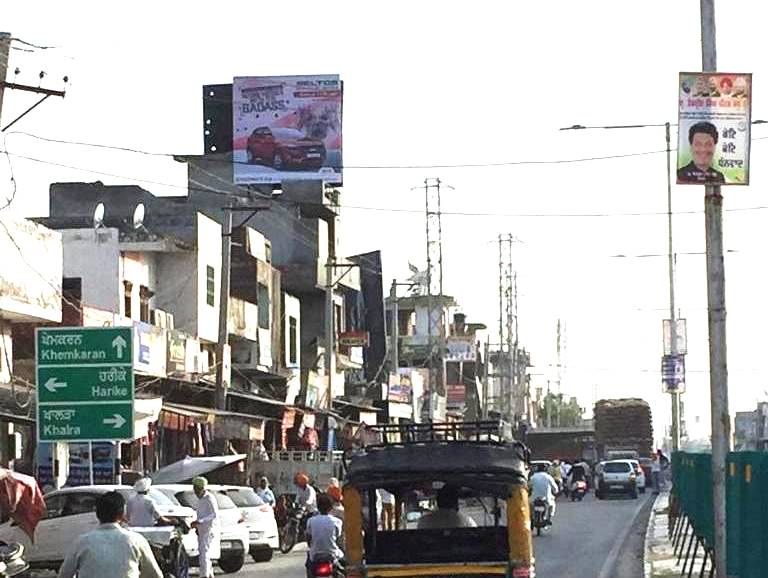 Unipole - Bhikhiwind Market, Tarantaran Belt, Punjab