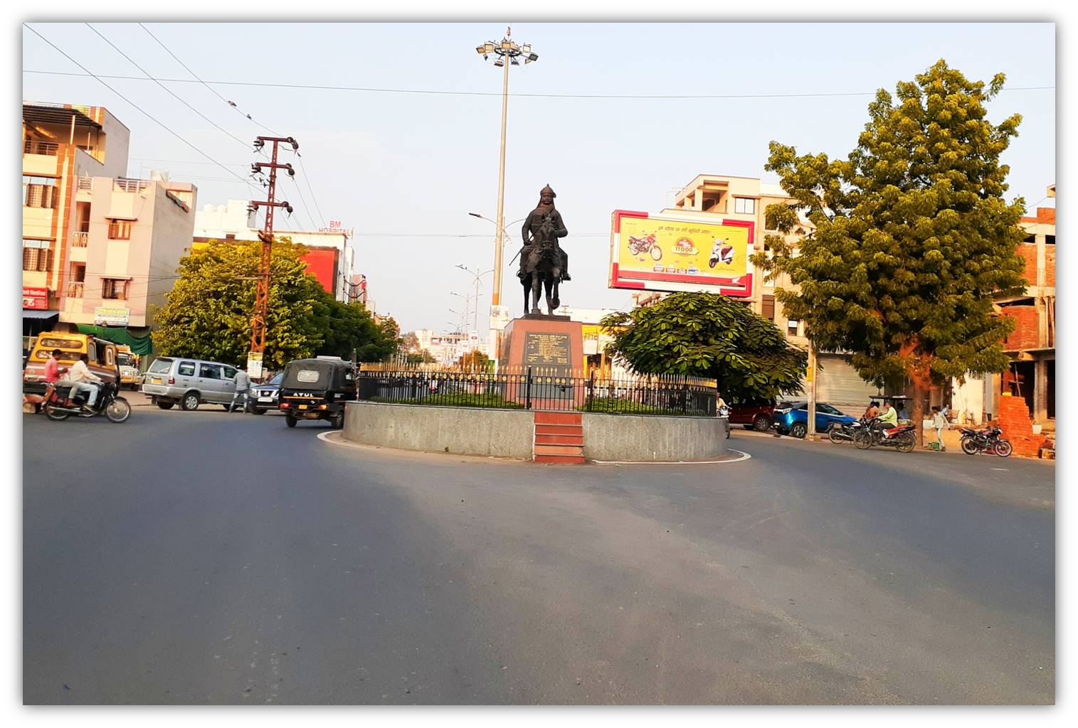 Unipole - PRATAP NAGAR CIRCLE-  FACING UDAIPUR ROAD,  Durgapur, Rajasthan