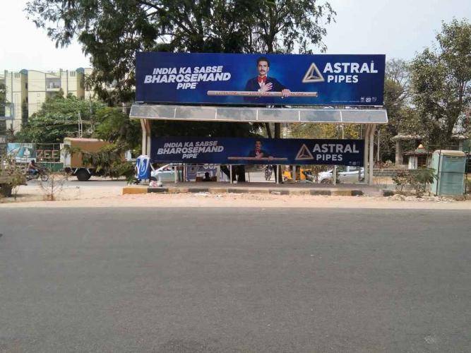 Bus Shelter Modern - Suchitra, Opp. Bajaj Electronics Showroom (Angadipet)-Towards Kompally, Hyderabad, Telangana
