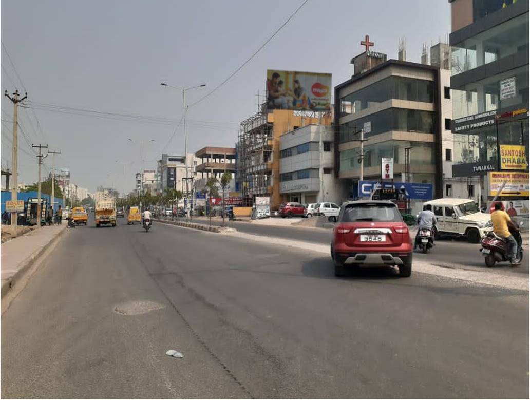 Billboard - Narsing,  Honda show room facing incoming city, Hyderabad, Telangana