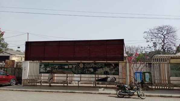 Metro Bus Shelter - Moosapet - 3, Hyderabad, Telangana
