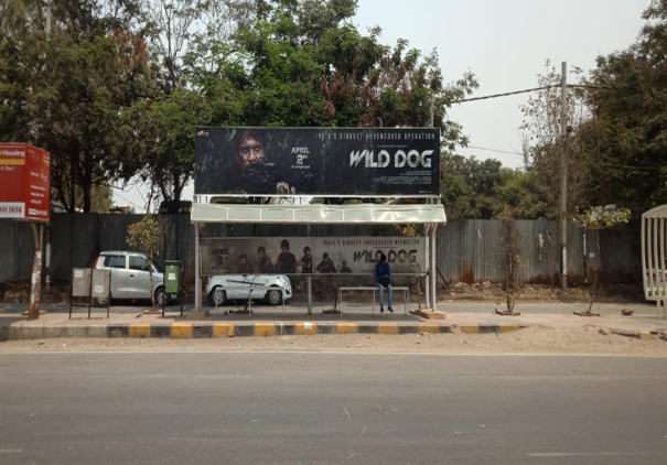 Bus Shelter - Moosapet ABK Metro Station Towards Ameerpet, Hyderabad, Telangana Bus Shelter - Moosapet ABK Metro Station Towards Ameerpet, Hyderabad, Telangana
