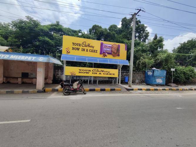 Bus Shelter Modern - Moulali,  Hb Colony,  Opp. Eveready Batteries-Towards Zts, Hyderabad, Telangana