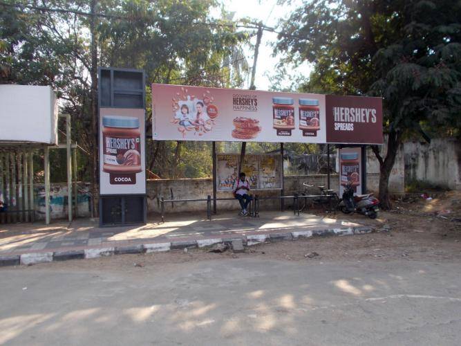Bus Shelter Modern - Nanal Nagar Junction-Towards Toli Chowki - 1, Hyderabad, Telangana Bus Shelter Modern - Nanal Nagar Junction-Towards Toli Chowki - 1, Hyderabad, Telangana