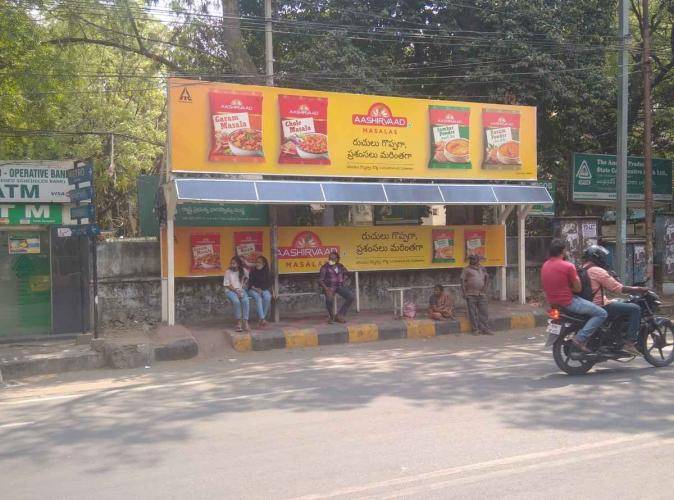 Bus Shelter Modern - Narayanaguda,  Opp Ymca-Towards R T C X Roads, Hyderabad, Telangana