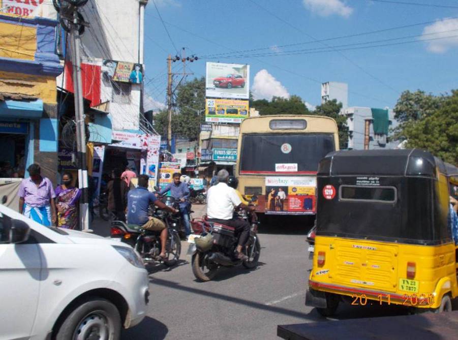 Hoarding - CMC signal,  Towards Pachaiyappas, Vellore, Tamilnadu